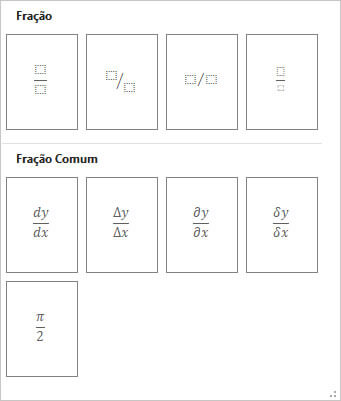 Como colocar fração no Word 365